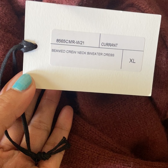 co seamed crew neck sweater dress - Picture 4 of 7